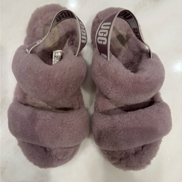 UGG Fluff Yeah Slides- violet- size 4.5 - Picture 3 of 4